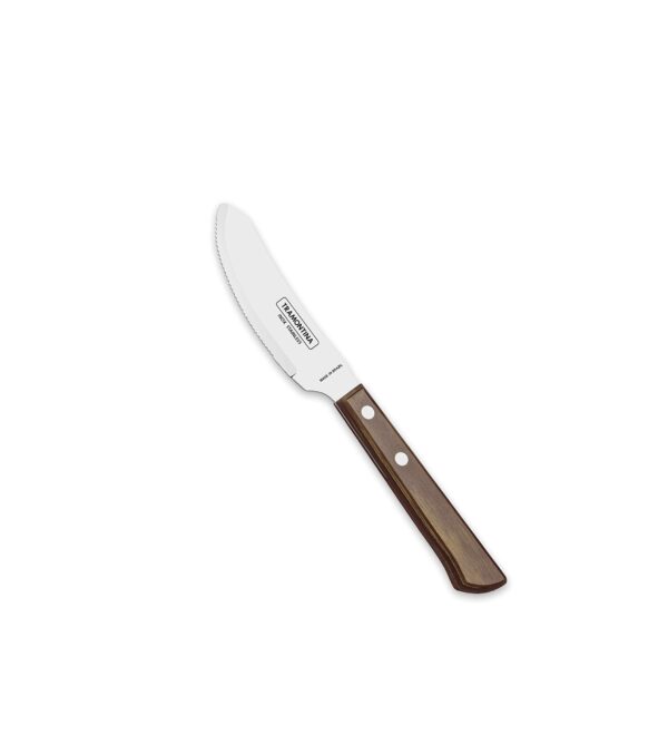 Kuchya Tramontina Pizzamesser, 10 cm, Edelstahl, FSC-zertifizierter Holzgriff, Messer, spezielle Klinge