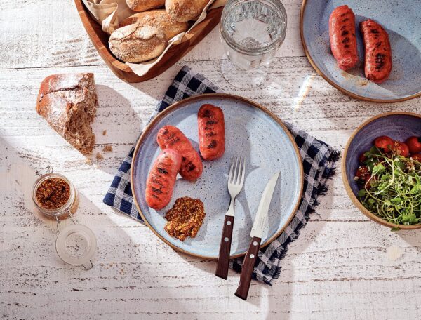 Kuchya Tramontina TRADICIONAL Steakgabel Set, 3 Stück, Naturholzgriffe – Bild 8